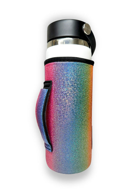 Iridescent Rainbow 16-24oz Soda & Water Bottle / Tallboy Can Handler™ - Drink Handlers