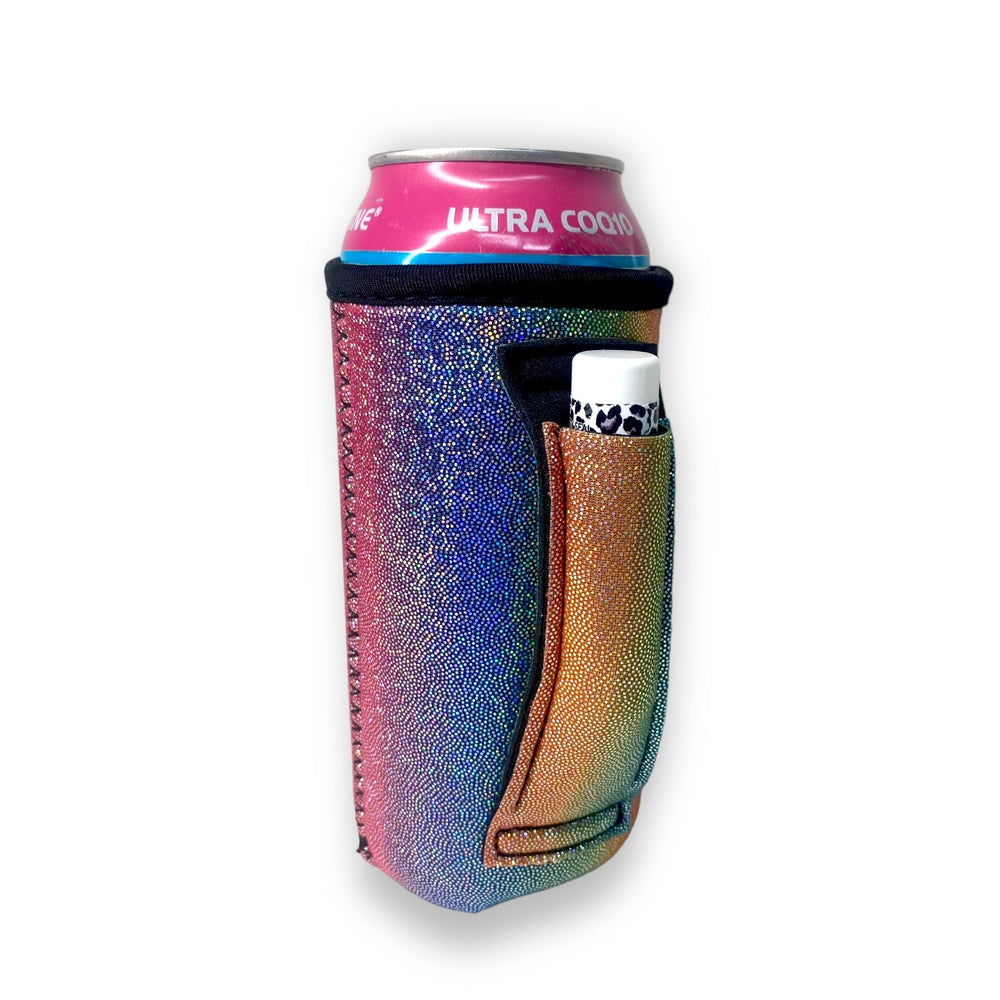 Iridescent Rainbow 16oz Can Handler™ - Drink Handlers