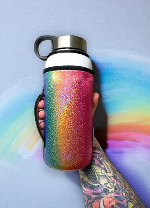 Iridescent Rainbow 30oz Tumbler Handler™ - Drink Handlers