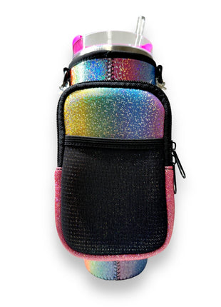 Iridescent Rainbow Clip On Pocket Attachment - Drink Handlers