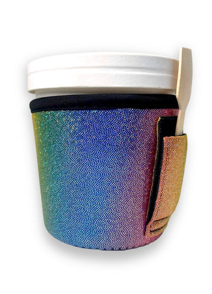 Iridescent Rainbow Pint Size Ice Cream Handler™ - Drink Handlers