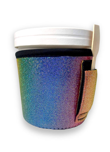 Iridescent Rainbow Pint Size Ice Cream Handler™ - Drink Handlers