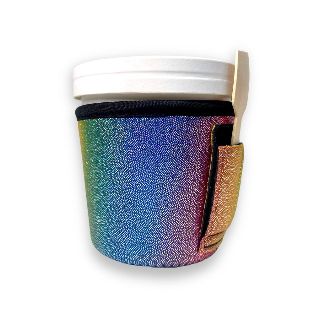 Iridescent Rainbow Pint Size Ice Cream Handler™ - Drink Handlers