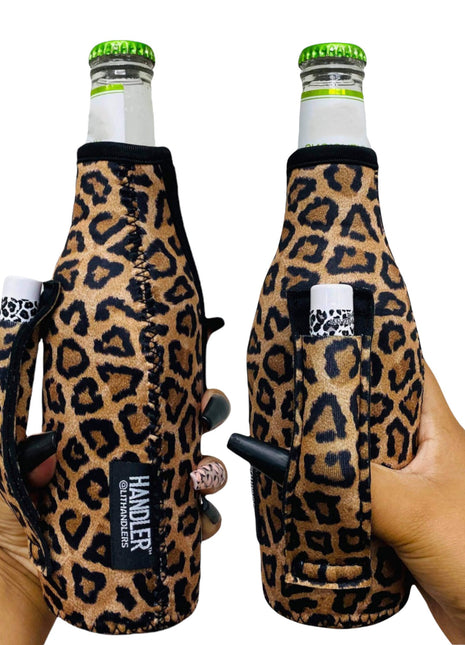 Leopard 12oz Bottleneck Handler™ - Drink Handlers
