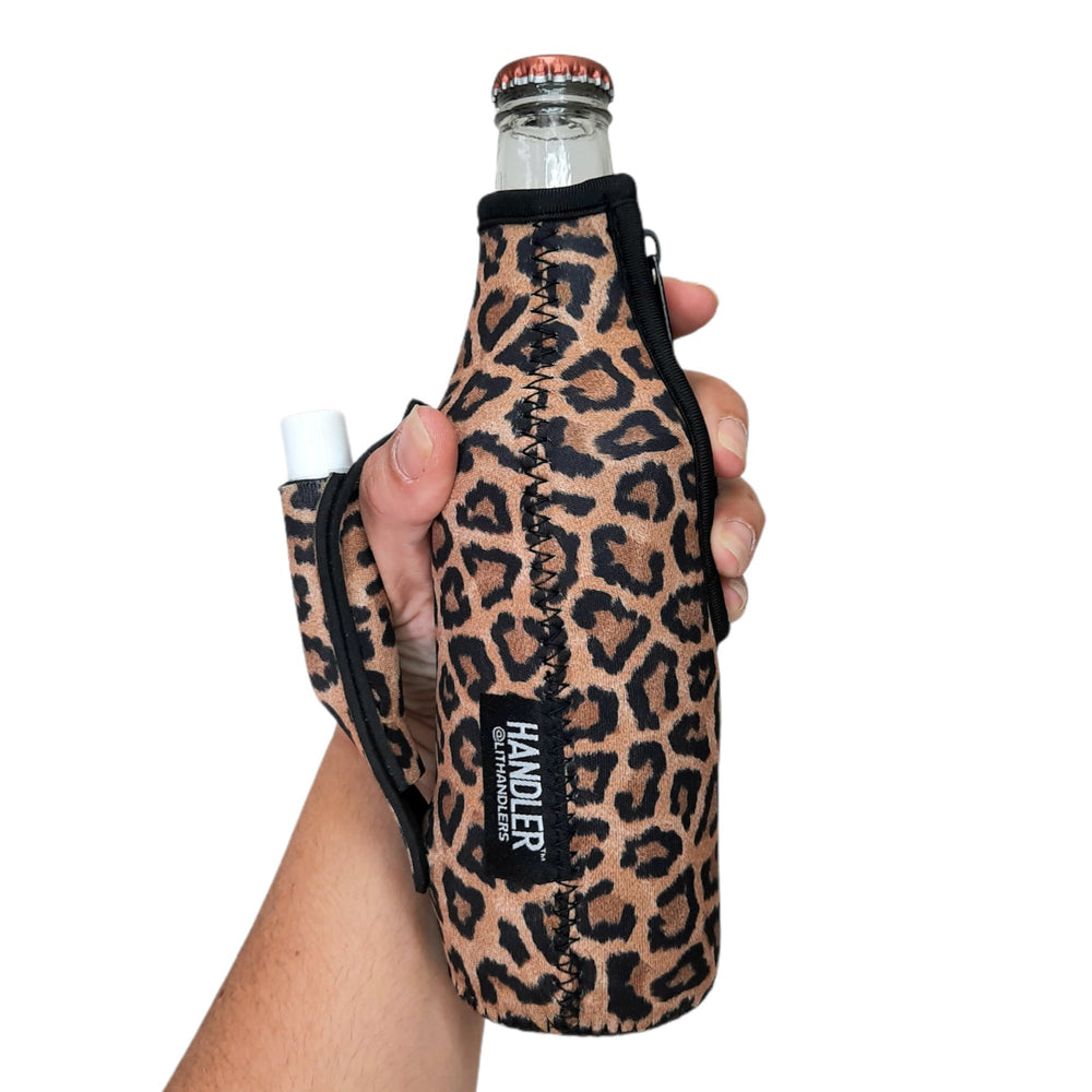 Leopard 12oz Bottleneck Handler™ - Drink Handlers