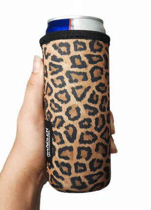 Leopard 12oz Slim Can Handler™ - Drink Handlers