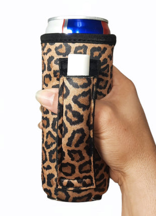 Leopard 12oz Slim Can Handler™ - Drink Handlers