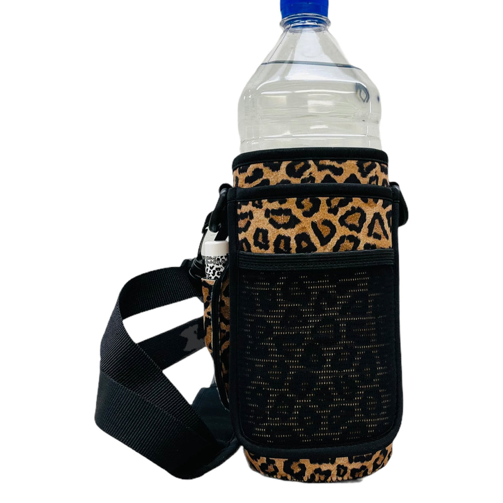 Leopard 30-40oz Tumbler Handler™ With Carrying Strap - Drink Handlers