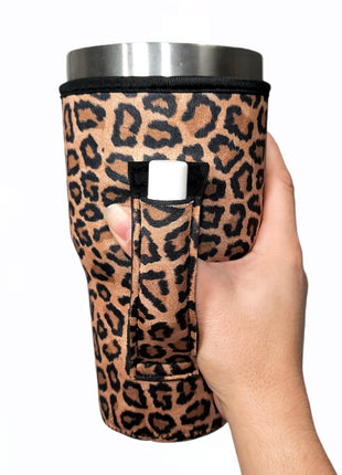Leopard 30oz Tumbler Handler™ - Drink Handlers
