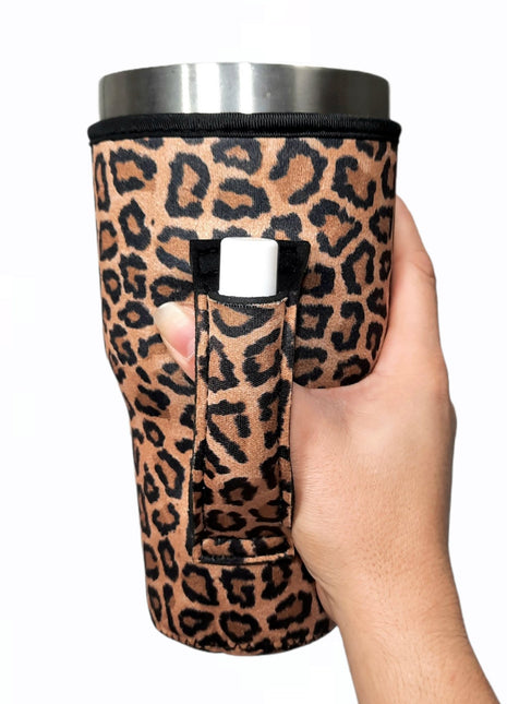 Leopard 30oz Tumbler Handler™ - Drink Handlers