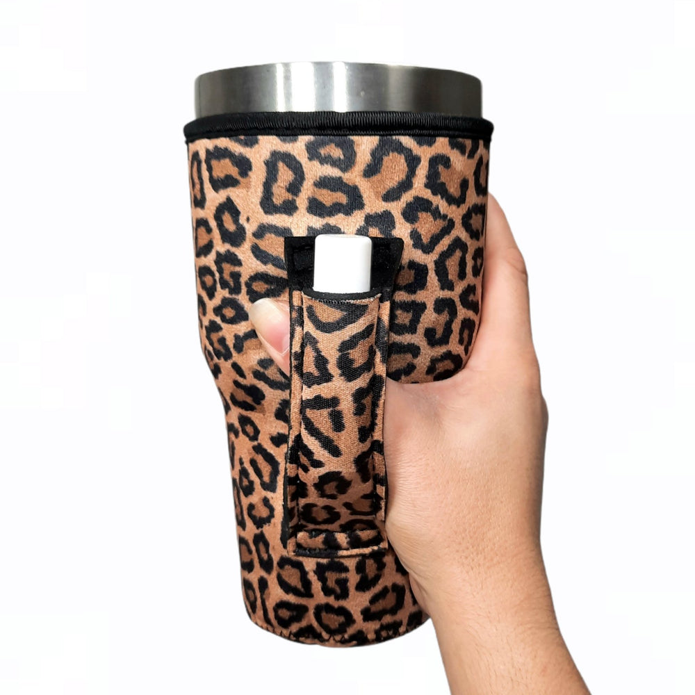 Leopard 30oz Tumbler Handler™ - Drink Handlers