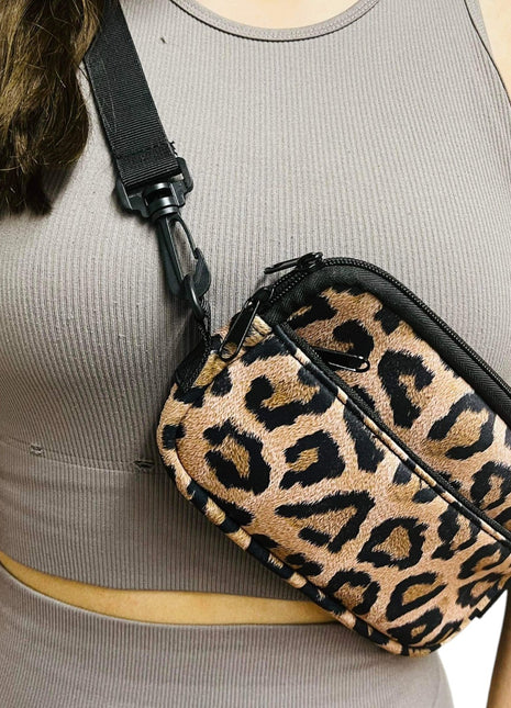 Leopard Crossbody Purse - Drink Handlers