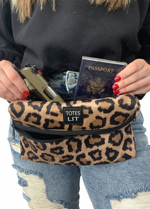 Leopard Fanny Packin' Tote - Drink Handlers