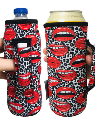 Leopard Lips 16-24oz Water Bottle Handler™ - Drink Handlers