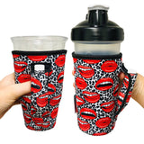 Leopard Lips 20oz Large Coffee / Tea / Tumbler Handler™ - Drink Handlers