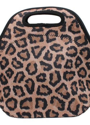 Leopard Lunch Bag Tote - Drink Handlers