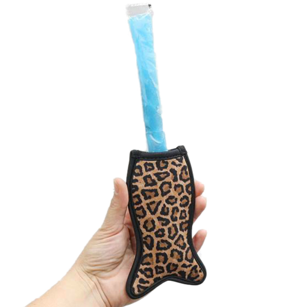 Leopard Mermaid Icy Pop Holder - Drink Handlers