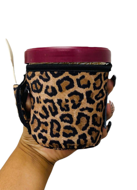 Leopard Pint Size Ice Cream Handler™ - Drink Handlers