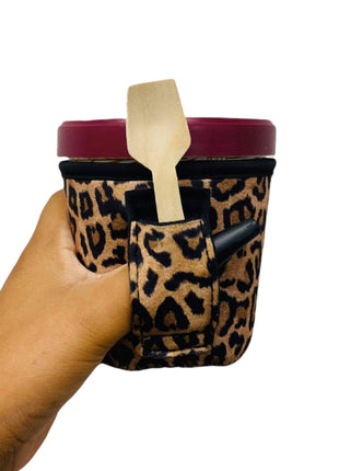 Leopard Pint Size Ice Cream Handler™ - Drink Handlers