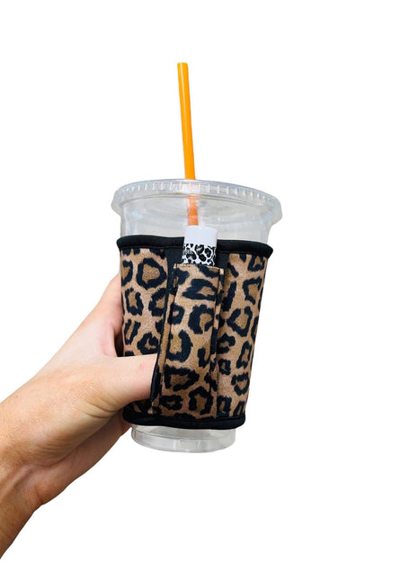Leopard Small / Medium Bottomless Handler™ - Drink Handlers