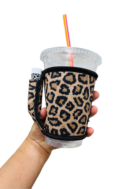 Leopard Small / Medium Bottomless Handler™ - Drink Handlers
