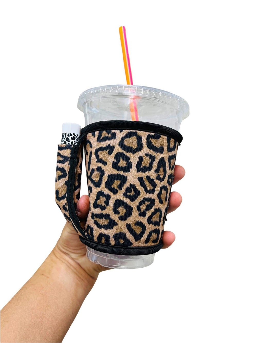 Leopard Small / Medium Bottomless Handler™ - Drink Handlers