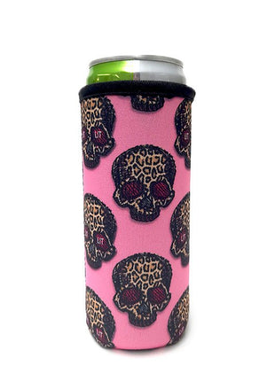 Leopard Sugars 12oz Slim Can Sleeve - Drink Handlers