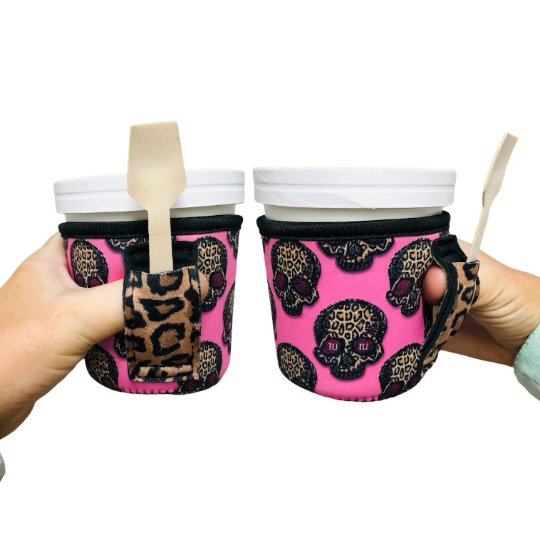 Leopard Sugars Pint Size Ice Cream Handler™ - Drink Handlers