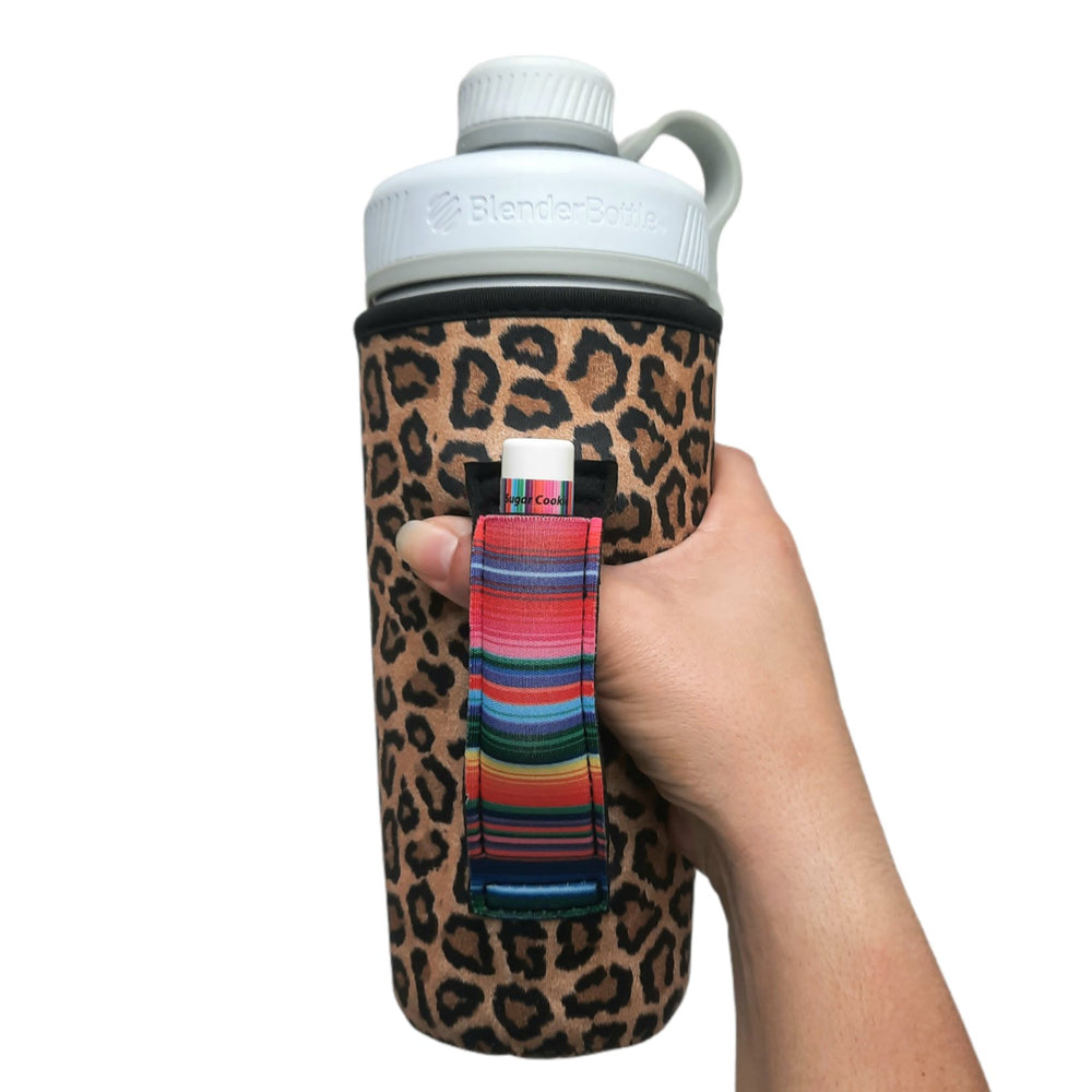 Leopard w/ Serape 30oz Tumbler Handler™ - Drink Handlers