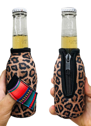Leopard w/ Serape 8oz Mini Bottleneck Handler™ - Limited Edition* - Drink Handlers