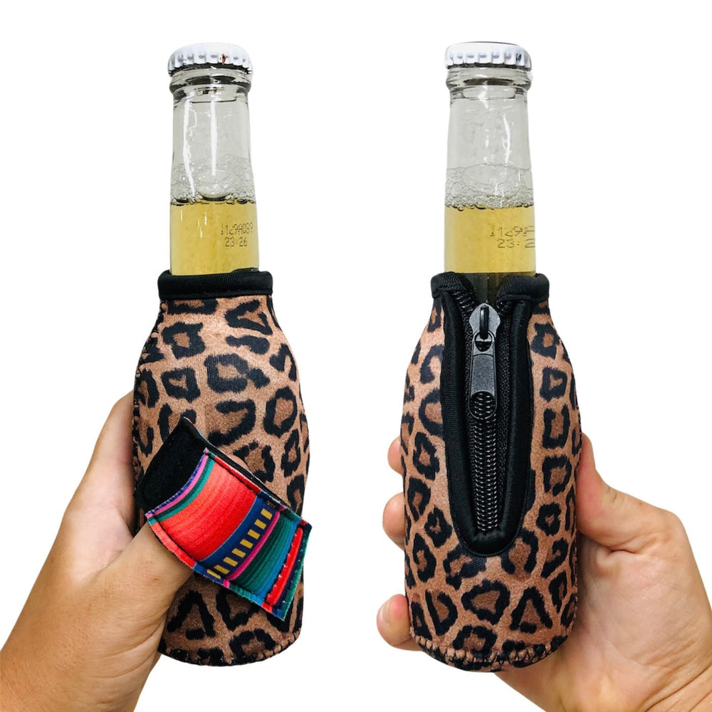 Leopard w/ Serape 8oz Mini Bottleneck Handler™ - Limited Edition* - Drink Handlers