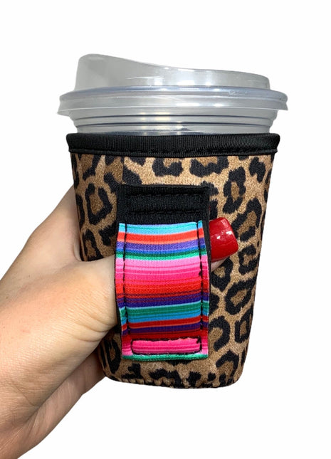 Leopard w/ Serape Small & Medium Coffee Handler™ - Drink Handlers