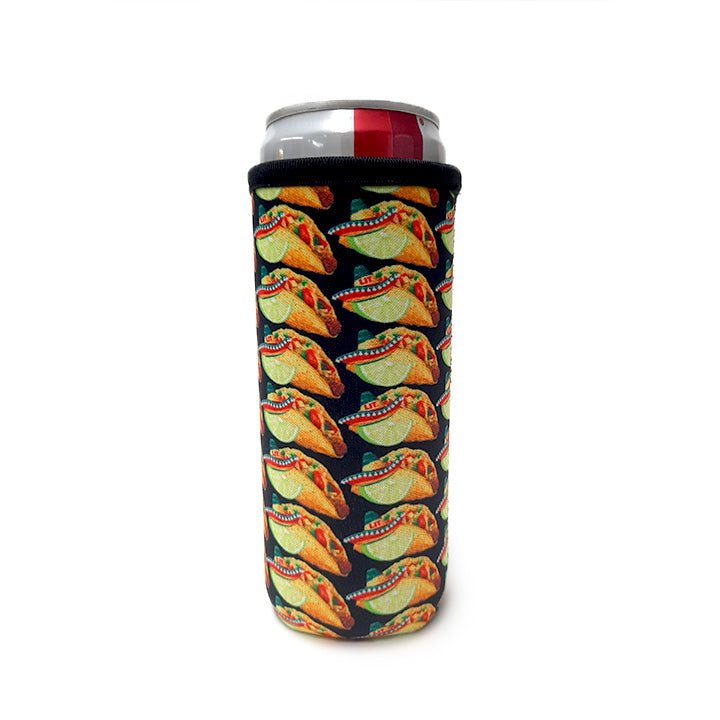 Let's Taco Bout It 12oz Slim Can Sleeve - Limited Edition* - Drink Handlers