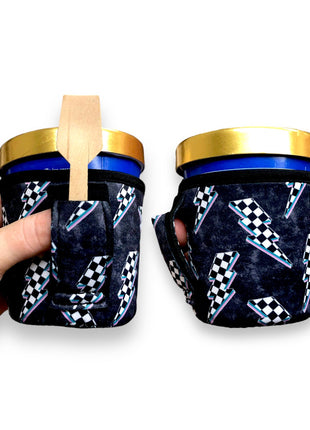 Lightning Bolts Pint Size Ice Cream Handler™ - Drink Handlers