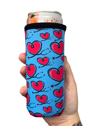 Love A Nurse 12oz Slim Can Handler™ - Drink Handlers