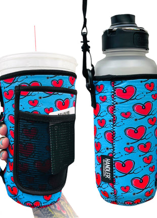 Love A Nurse 30-40oz Tumbler Handler™ With Carrying Strap - Drink Handlers