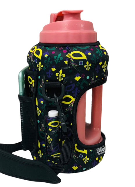 Mardi Gras 1/2 Gallon Jug Carrying Handler™ - Drink Handlers