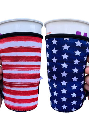 Merica 20oz Large Coffee / Tea / Tumbler Handler™ - Drink Handlers
