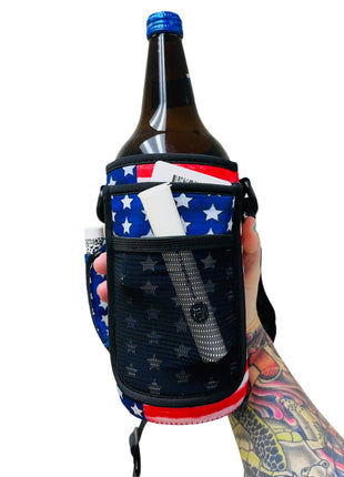 Merica 30-40oz Tumbler Handler™ With Carrying Strap - Drink Handlers