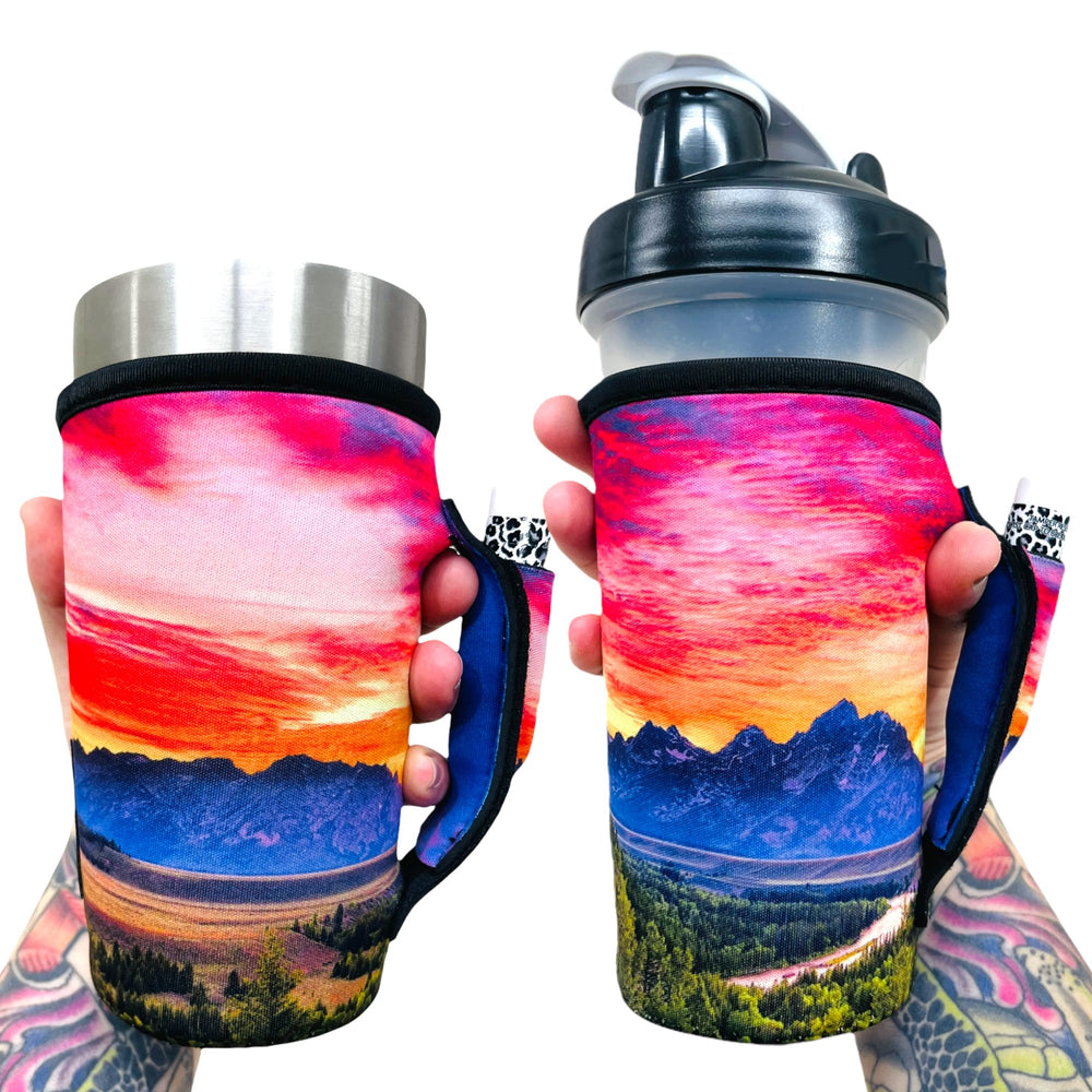 Mountains 20oz Large Coffee / Tea / Tumbler Handler™ - Drink Handlers