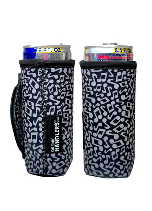 Music Notes 8-10oz Slim Can Handler™ - Drink Handlers