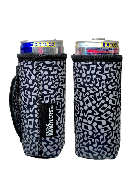 Music Notes 8-10oz Slim Can Handler™ - Drink Handlers