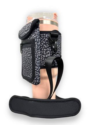 Music Notes Wrap Around Drink Pocket - Drink Handlers