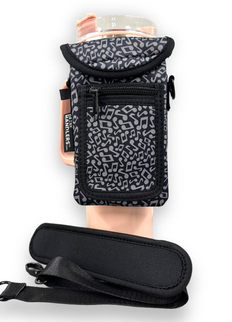 Music Notes Wrap Around Drink Pocket - Drink Handlers
