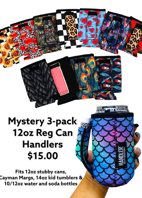 Mystery 3-Pack of 12oz Regular Can Handlers™ - Drink Handlers