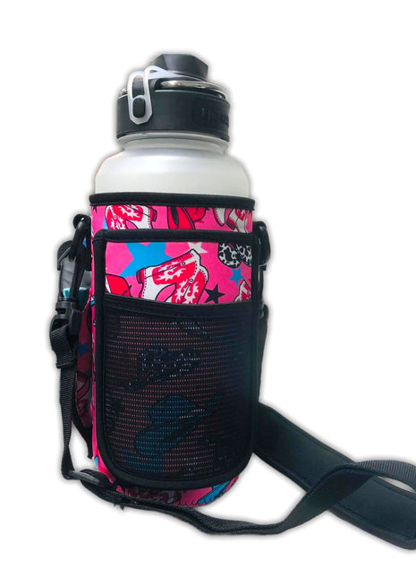 Nashville Cowgirl 30-40oz Tumbler Handler™ With Carrying Strap - Drink Handlers