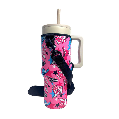 **40oz Tumbler with Colored Handle