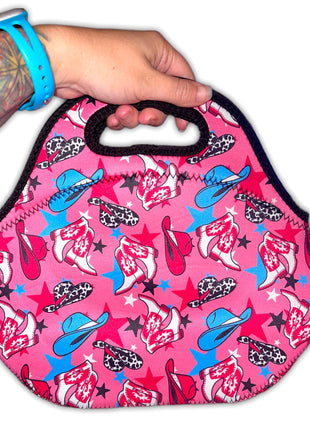 Nashville Cowgirl Lunch Bag Tote - Drink Handlers