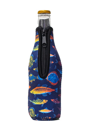 Neon Fish 12oz Bottleneck Sleeve- Limited Edition* - Drink Handlers