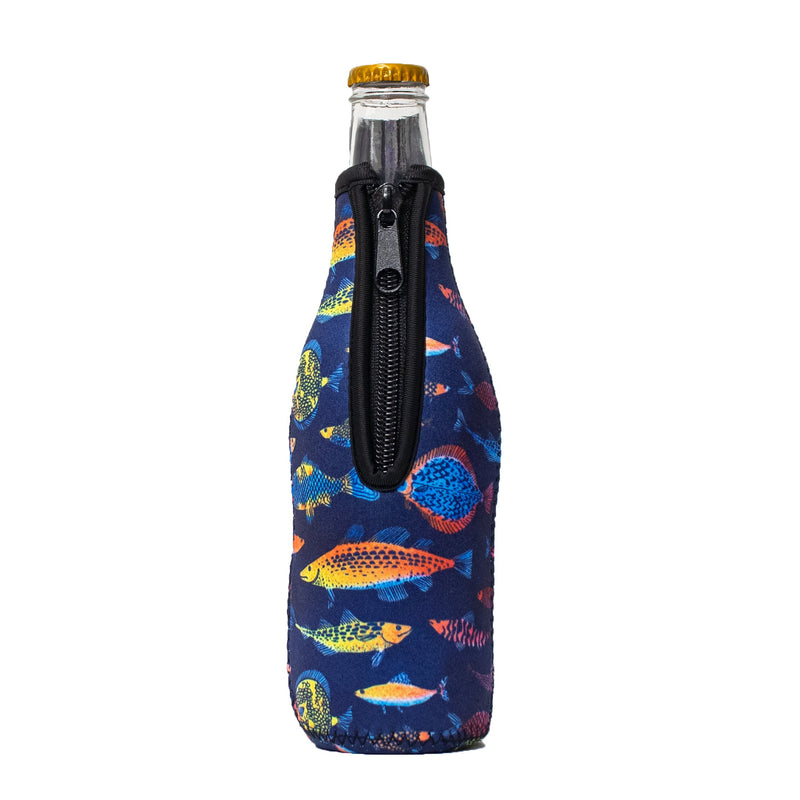 Neon Fish 12oz Bottleneck Sleeve- Limited Edition* - Drink Handlers